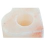 Bougeoir DKD Home Decor Rose Naturel Sel 11 x 11 x 5 cm (2 Unités)