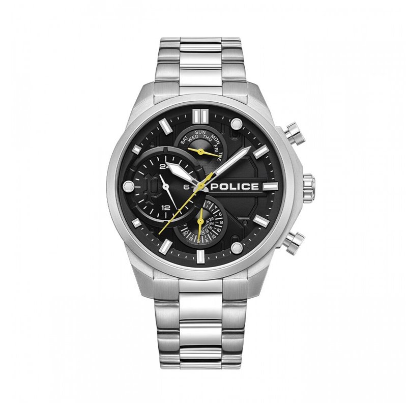 Montre Homme Police PEWGK0039204 Noir Argenté