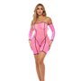 Robe Pink Lipstick Rose (Taille unique)