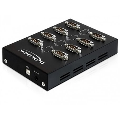 DeLOCK 61860 adaptateur et connecteur de câbles USB 2.0 RS-232 Noir