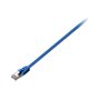 V7 Câble réseau blindé CAT6 STP 10M Bleu