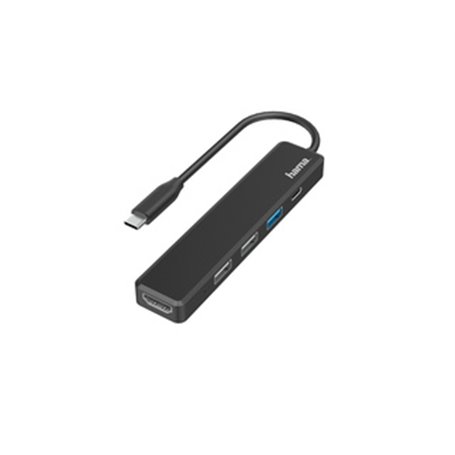 Hama 00200117 station d'accueil USB 2.0 Noir