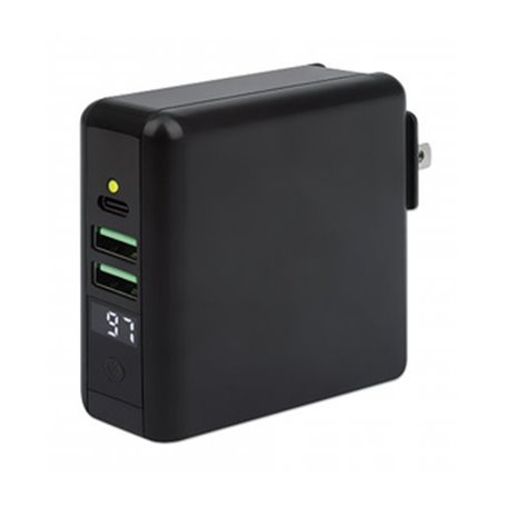 Manhattan 102452 chargeur d'appareils mobiles Universel Noir