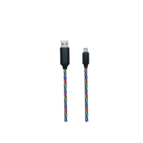 2GO 797147 câble Lightning 1 m Multicolore