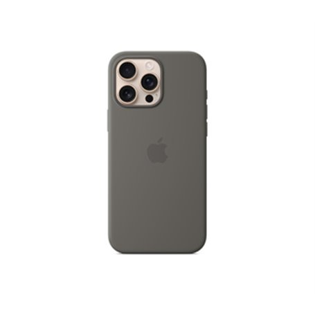 Apple Coque en silicone avec MagSafe pour iPhone 16 Pro Max - Gris minéral
