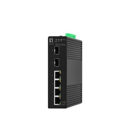 LevelOne IGS-2106 commutateur réseau Géré L2 Gigabit Ethernet (10/100/1000) Noir