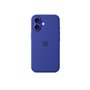 Apple Coque en silicone avec MagSafe pour iPhone 16 - Outremer