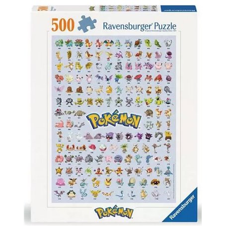 500p puzzle Pokedex premiere generation Pokemon
