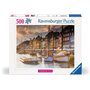 500p puzzle Couche de soleil a Copenhague