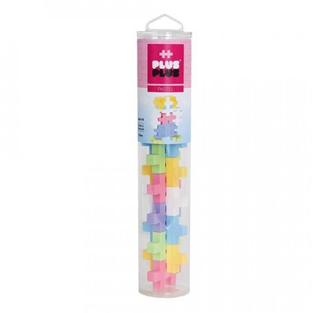 PP3225 Plus-plus BIG tube midi 15 pièces pastel