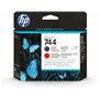 HP 744 tête d'impression DesignJet noir mat/rouge chromatique