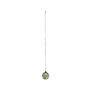 Boule de Noël Lumineo Jute Verre Ø 10 cm A accrocher MicroLED