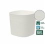 Pot avec réserve d'eau - GARDEN ID Respect - Blanc 40 x 40 cm - 100% déchets ménagers - 100% recyclable - Surface struct