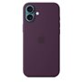 APPLE iPhone 16 Plus - Coque en silicone avec MagSafe - Plum