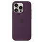 APPLE iPhone 16 Pro - Coque en silicone avec MagSafe - Plum