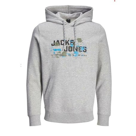 Sweat à capuche homme Jack & Jones SWEAT HOOD SN 12261670 Gris