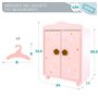Armoire Woomax Poupées Rose