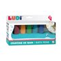 Crayons lavable de bain avec support