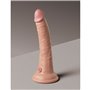 Gode réaliste Pipedream - King Cock Silicone Naturel