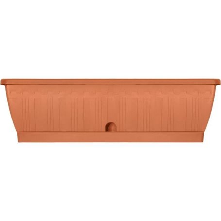 Jardiniere - GARDEN ID Terraflor - Terra 60 cm - Solidité - Réserve d'eau - Recyclé & 100% recyclable - Volume pour plantes.