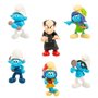 Figurines - GIOCHI PREZIOSI - Les Schtroumpfs - Coffret 6 figurines 5 cm dont 1 exclusive Azrael - a partir de 3 ans - P