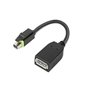 Lenovo 4X90Q93975 câble vidéo et adaptateur Mini DisplayPort DisplayPort Noir