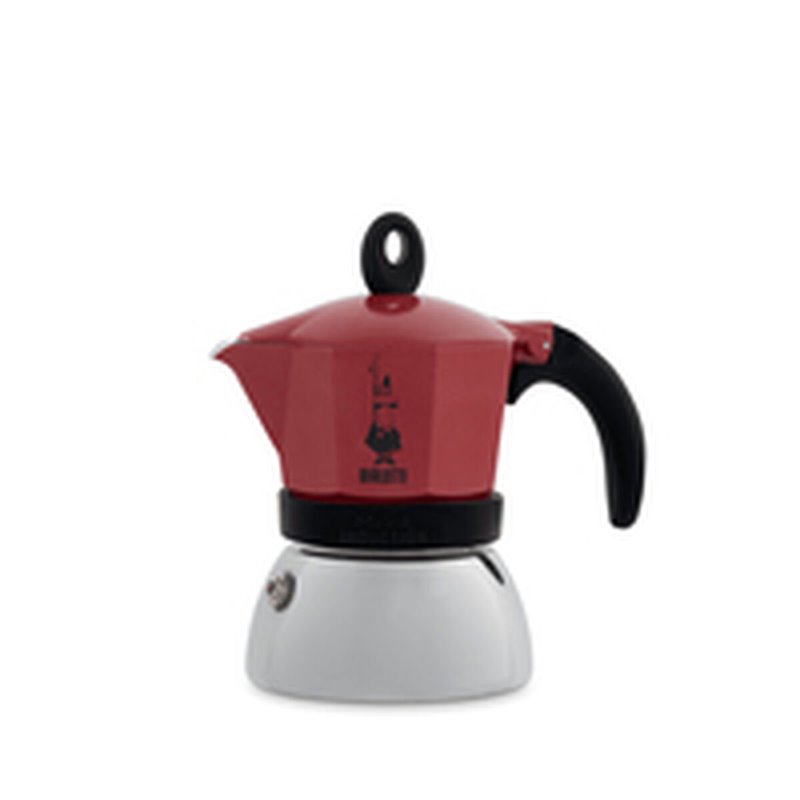 Image secondaire de Cafetière Italienne Bialetti Moka Induction Rouge Métal Aluminium 150 ml