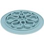 Gamelle à Alimentation Lente pour Animaux de Compagnie Trixie TX-25035 Bleu Gris Silicone