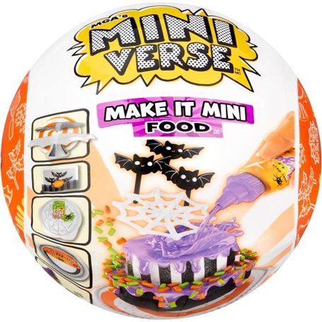 MGA Miniverse - Halloween - Jeu Créatif - Série Diner - Loisirs créatif et décoratif en résine - Non Comestible - 8 ans et plus