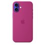 APPLE iPhone 16 Plus - Coque en silicone avec MagSafe - Fuchsia