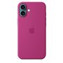 APPLE iPhone 16 Plus - Coque en silicone avec MagSafe - Fuchsia