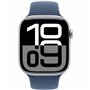 Montre intelligente Apple Series 10 Bleu Argenté 46 mm