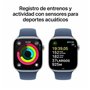 Montre intelligente Apple Series 10 Bleu Argenté 46 mm