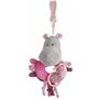 Hochet Activity Hippopotame Rose 20cm