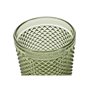 Set de Verres DKD Home Decor Vert Verre Avec relief 240 ml (6 Unités)