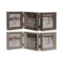 Cadre photo Home ESPRIT Marron Beige Verre polystyrène 38 X 3 X 12 cm (2 Unités)