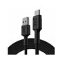 Adaptateur USB vers USB-C Green Cell KABGC19 Noir 2 m
