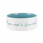 Mangeoire pour chiens Trixie Pet's Home Bleu Crème Ø 12 cm 300 ml