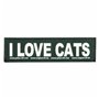 Étiquettes pour harnais Trixie I LOVE CATS L
