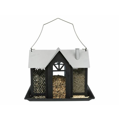 Mangeoire pour oiseaux Trixie Noir 2 L 26 x 19 x 19 cm