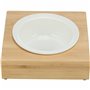 Mangeoire pour chiens Trixie Blanc Naturel Bambou Ø 12 cm 250 ml 15 × 5 × 15 CM