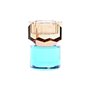 Bougeoir DKD Home Decor Vert Ambre Bicolore Verre 7 x 7 x 9 cm