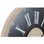 Horloge Murale DKD Home Decor Noir MDF Blanc (60 x 4,5 x 60 cm)