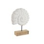 Figurine Décorative Home ESPRIT Blanc Naturel méditerranéen Conque 29 x 7