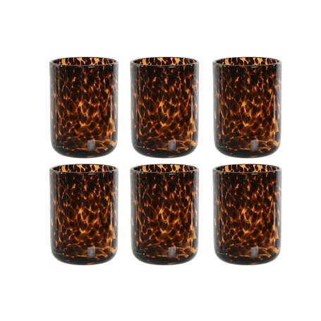 Set de Verres Home ESPRIT Verre Vintage 320 ml (6 Unités)
