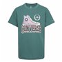 T shirt à manches courtes Enfant Converse Script Sneaker Gfx Sse Cyan