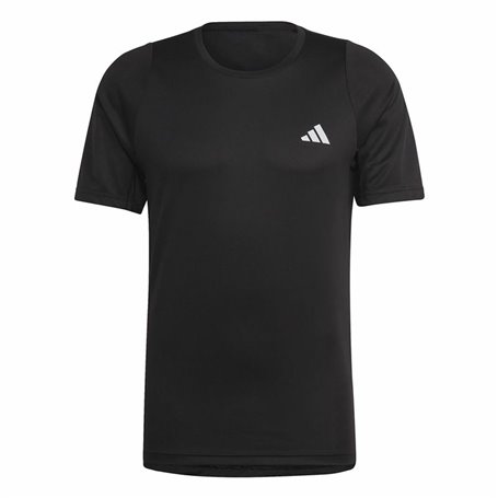 T-shirt à manches courtes homme Adidas Run Icons 3S T Noir