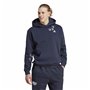 Sweat à capuche homme Adidas Bl Fl Hd Q3 Fl Bleu Blue marine
