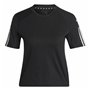 T-shirt à manches courtes femme Adidas Powerreact Noir