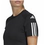 T-shirt à manches courtes femme Adidas Powerreact Noir
